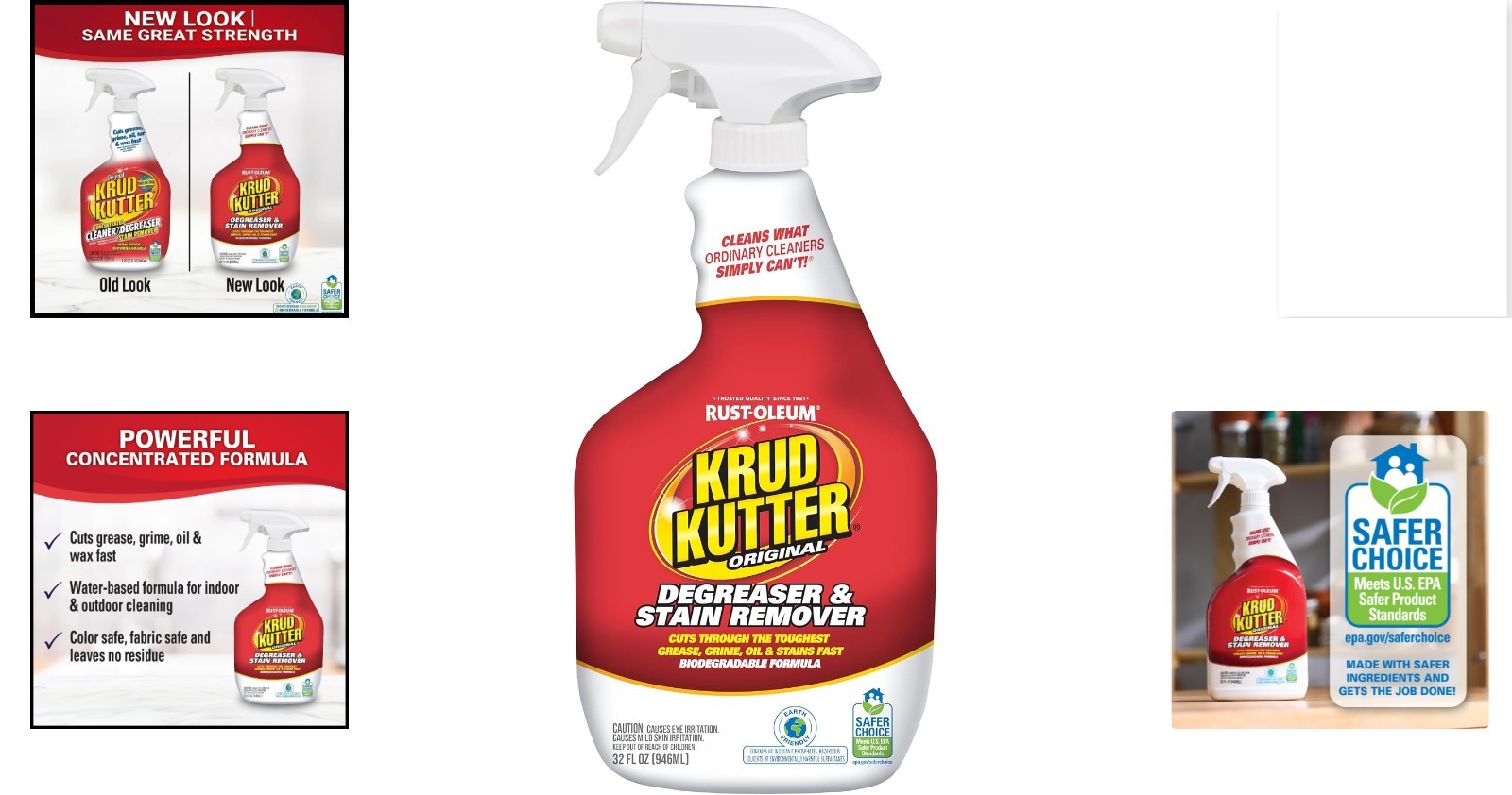 Cleaner Degreaser Spray, 32 oz | Cuts grease, oil, grime, tar and wax. Water-…