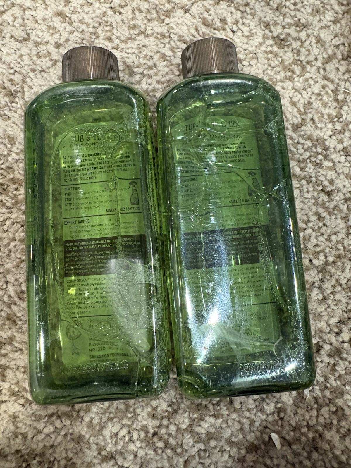 2 Melaleuca Ecosense TUB & TILE 12x Super Concentrated Bathroom Cleaner 8 Oz.