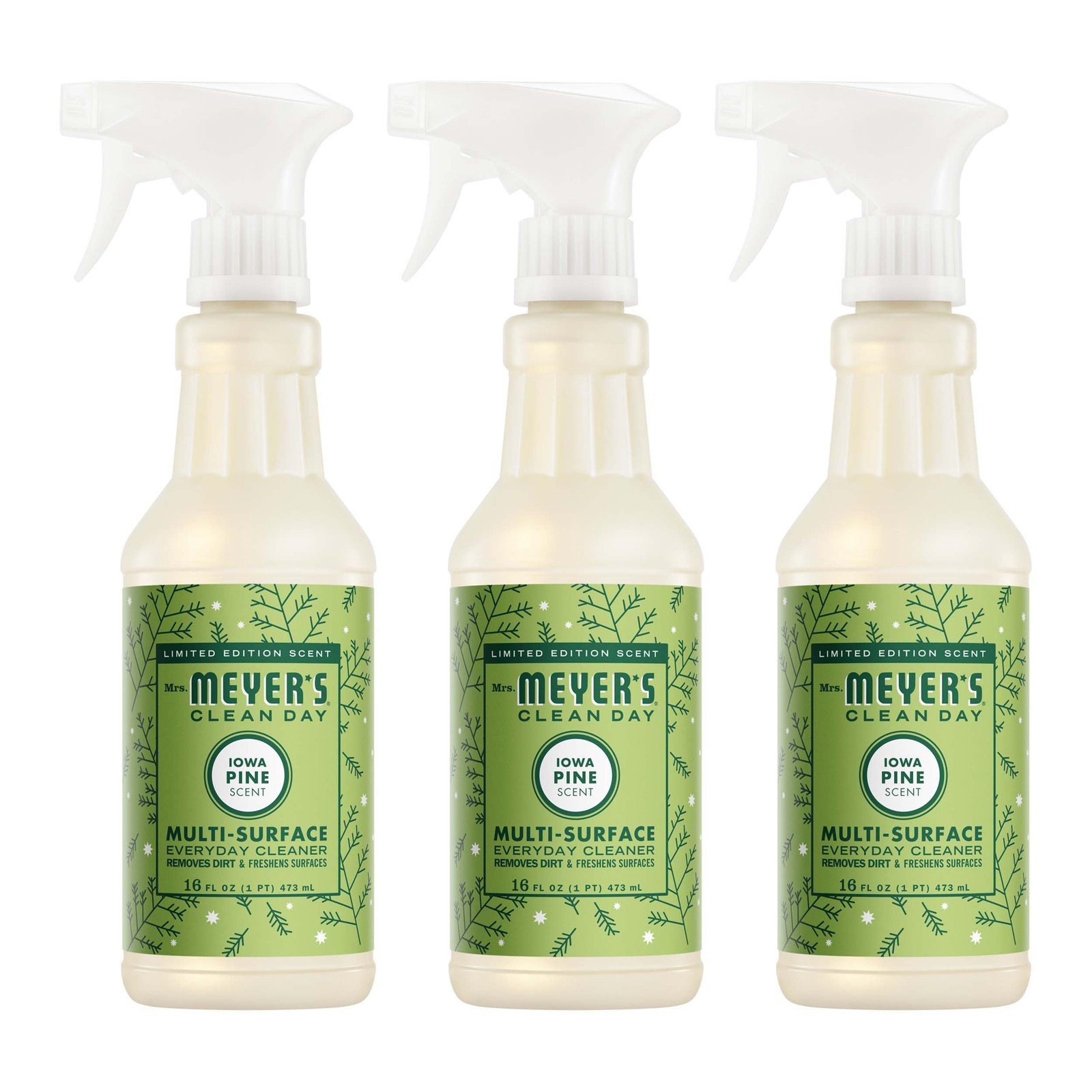 MRS. MEYER’S CLEAN DAY MultiSurface Cleaner Spray, Cruelty Free Formula, Iowa…