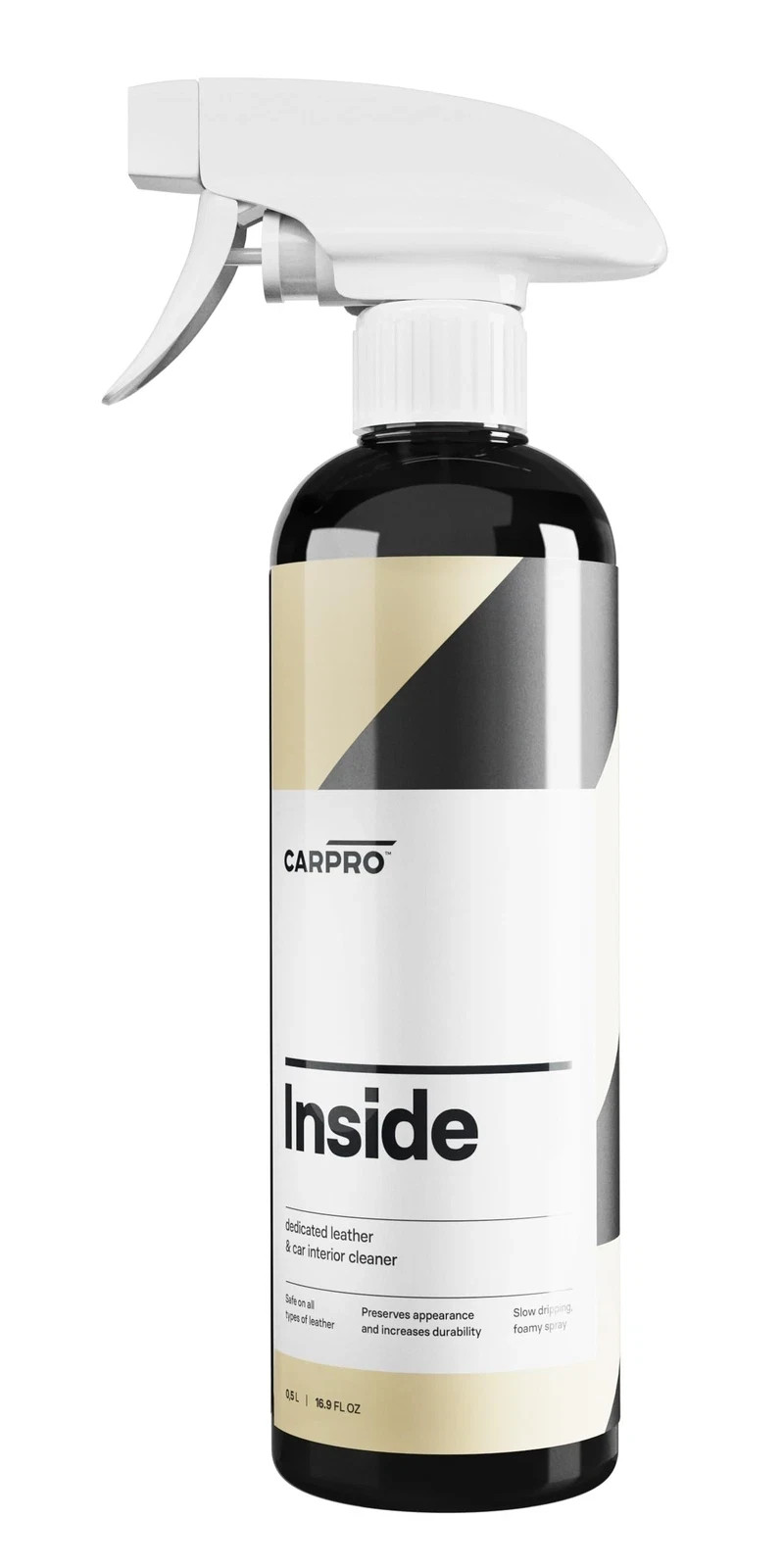CARPRO Inside Leather Vinyl Plastic Interior Cleaner 16.9 Fl Oz Cleaning Agent