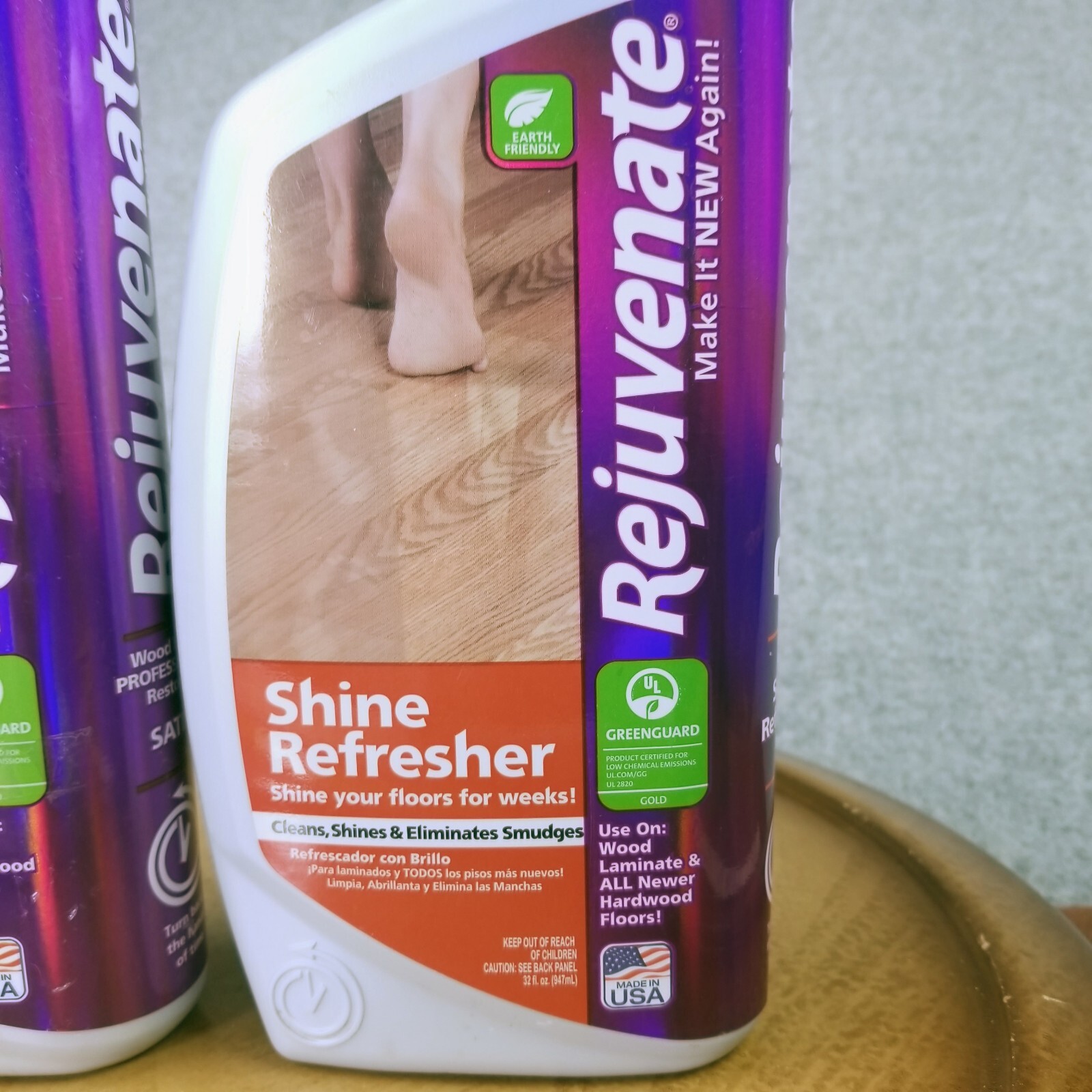 Rejuvenate Shine Refresher 3/4 Full & Floor Restorer 1/2 Full Lot 2 Bottle *see