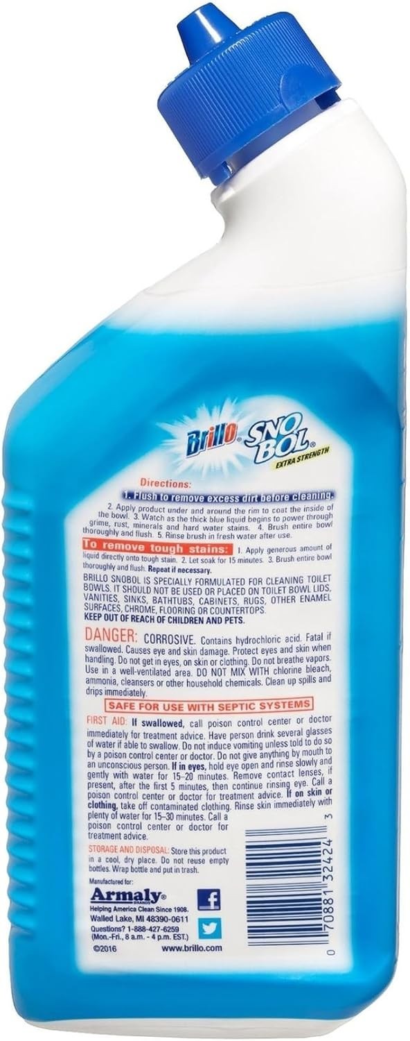 Extra Strength Toilet Bowl Cleaner 24 fl oz Removes Stains & Lime Scale