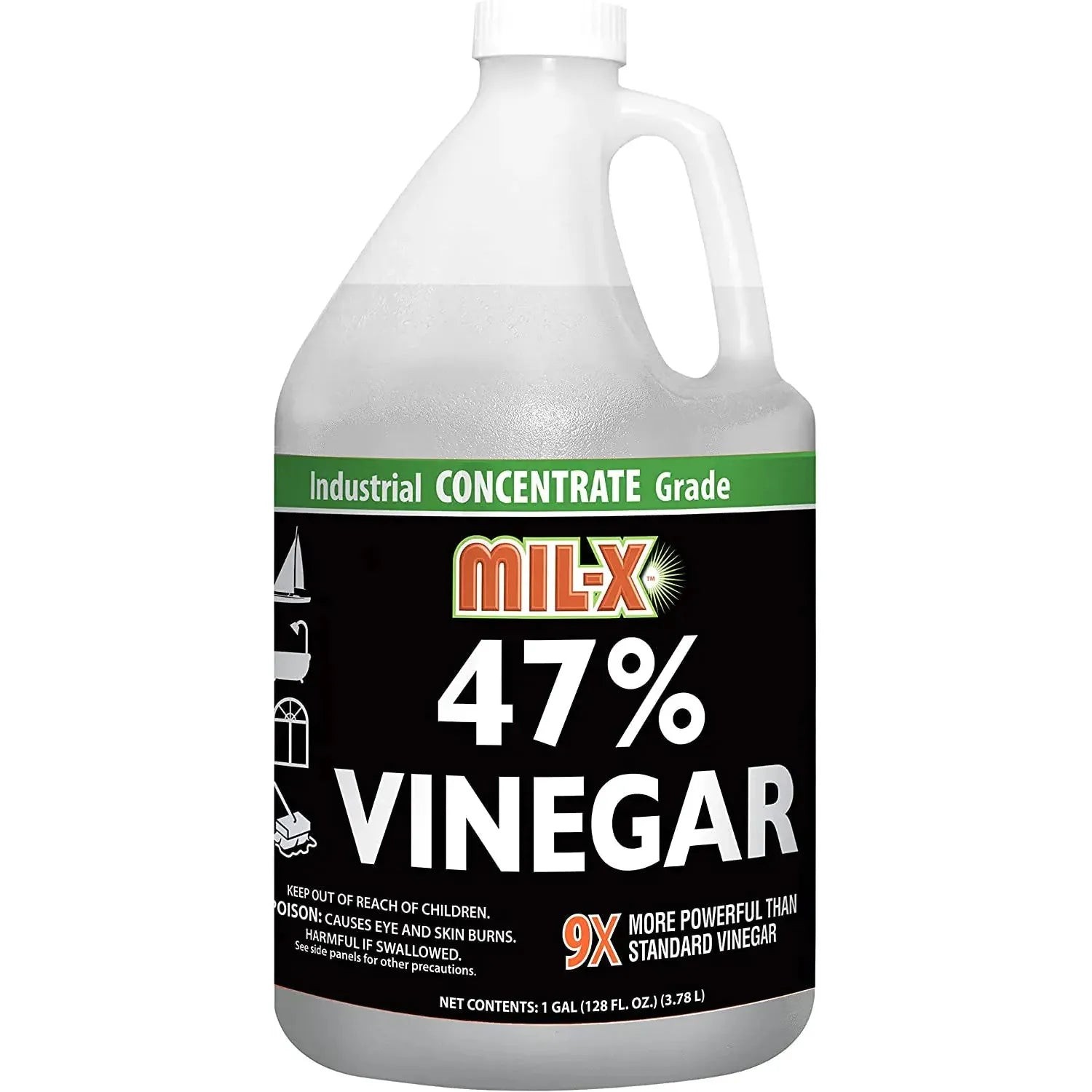 MIL-X 47% Vinegar Industrial Grade Concentrate, Gallon