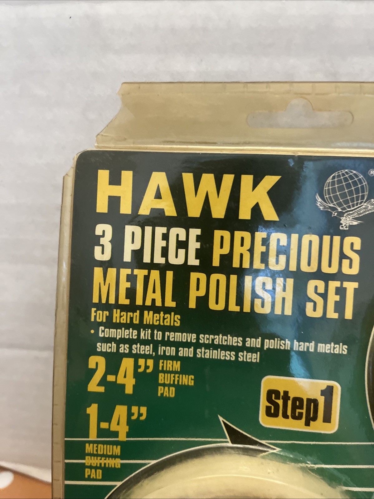 HAWK 3 PC PRECIOUS METAL POLISH SET CLEAN POLISH HARD METAL STOCK CODE TJ302-153