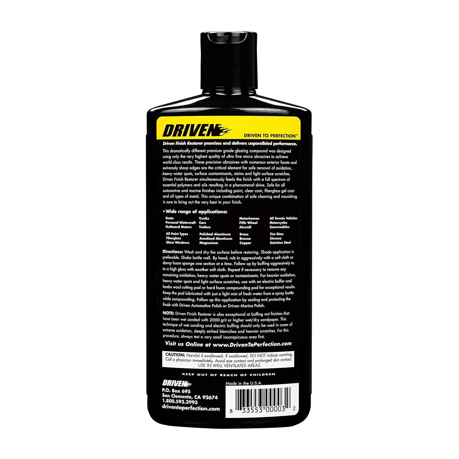 Finish Restorer for Cars and Boats – Removes Oxidation and Scratches