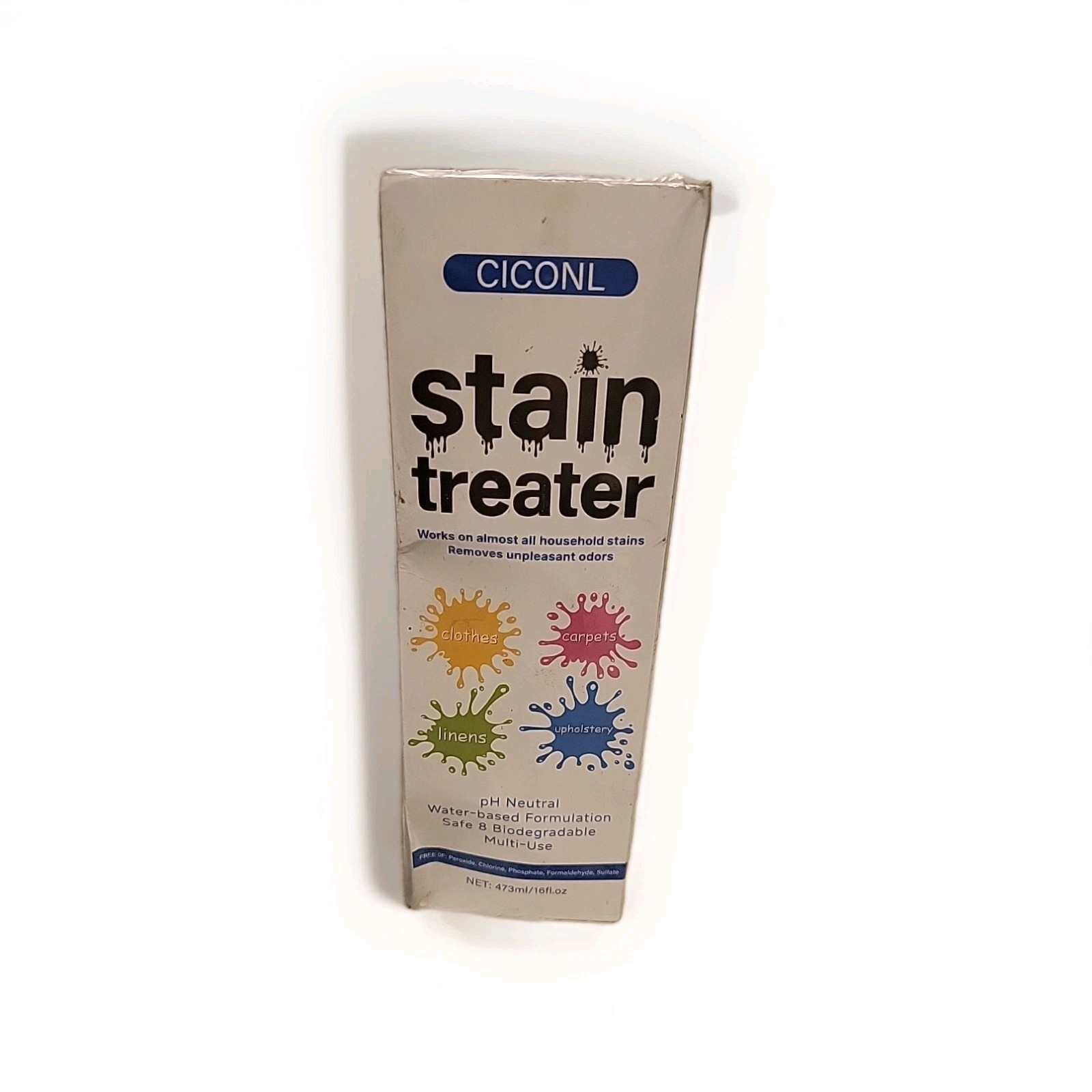Stain Treater Spray 16oz. Multi-Use Biodegradable, Sealed New. Free Ship!