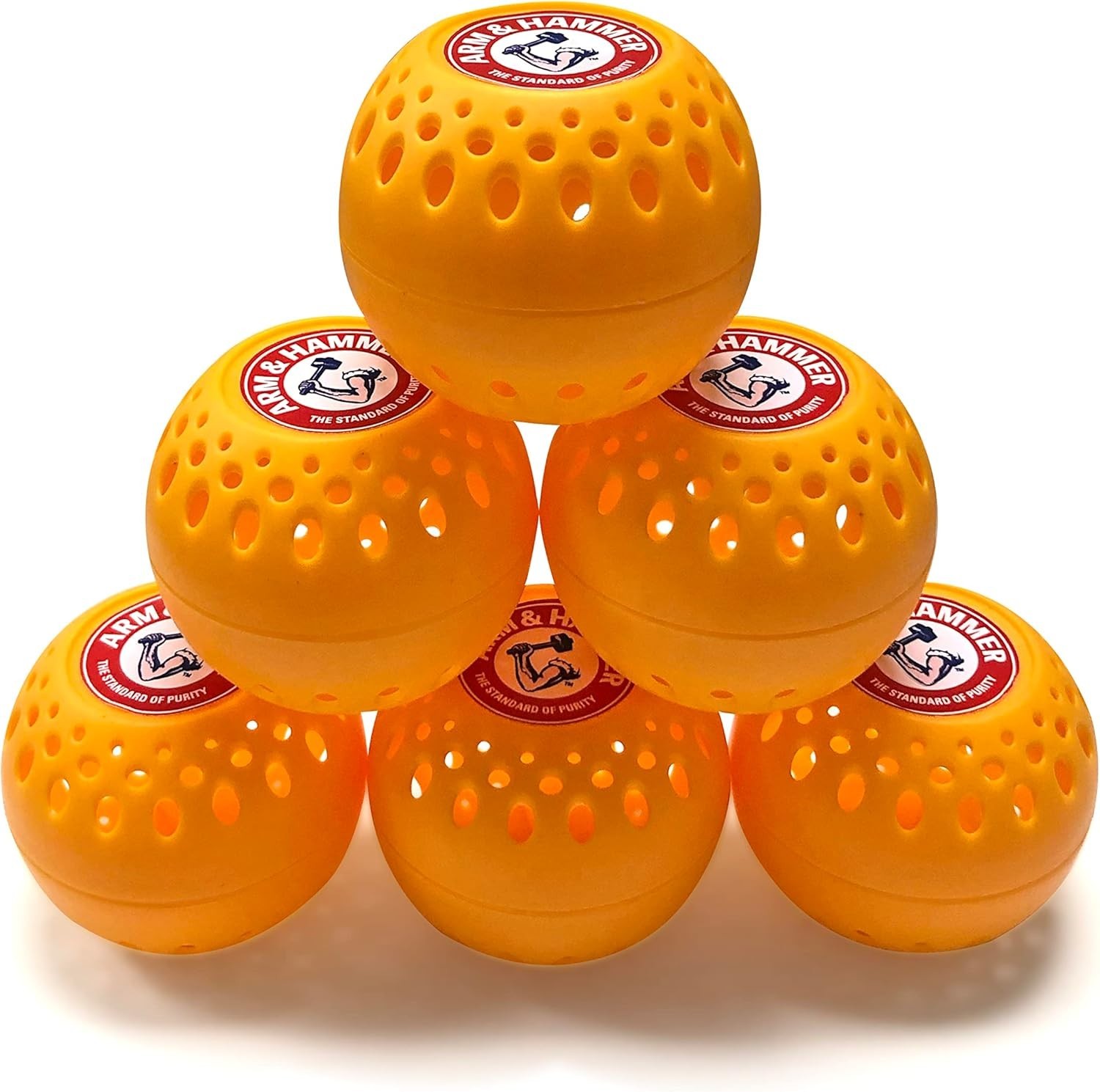 OdorBusterz Odor Eliminator Balls, Clean Burst, 6 Count – Baking Soda Odor Co…