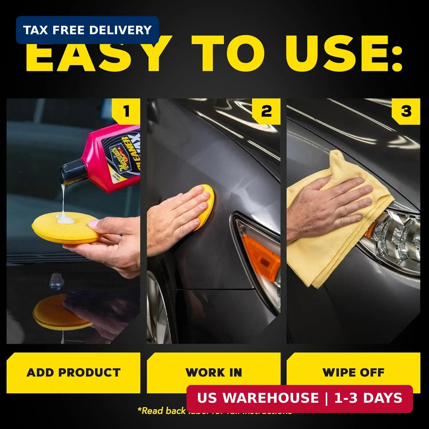 Meguiar’s Cleaner Wax, Liquid Car Wax For Diy Drivers & Detailers-Cleans, Polish