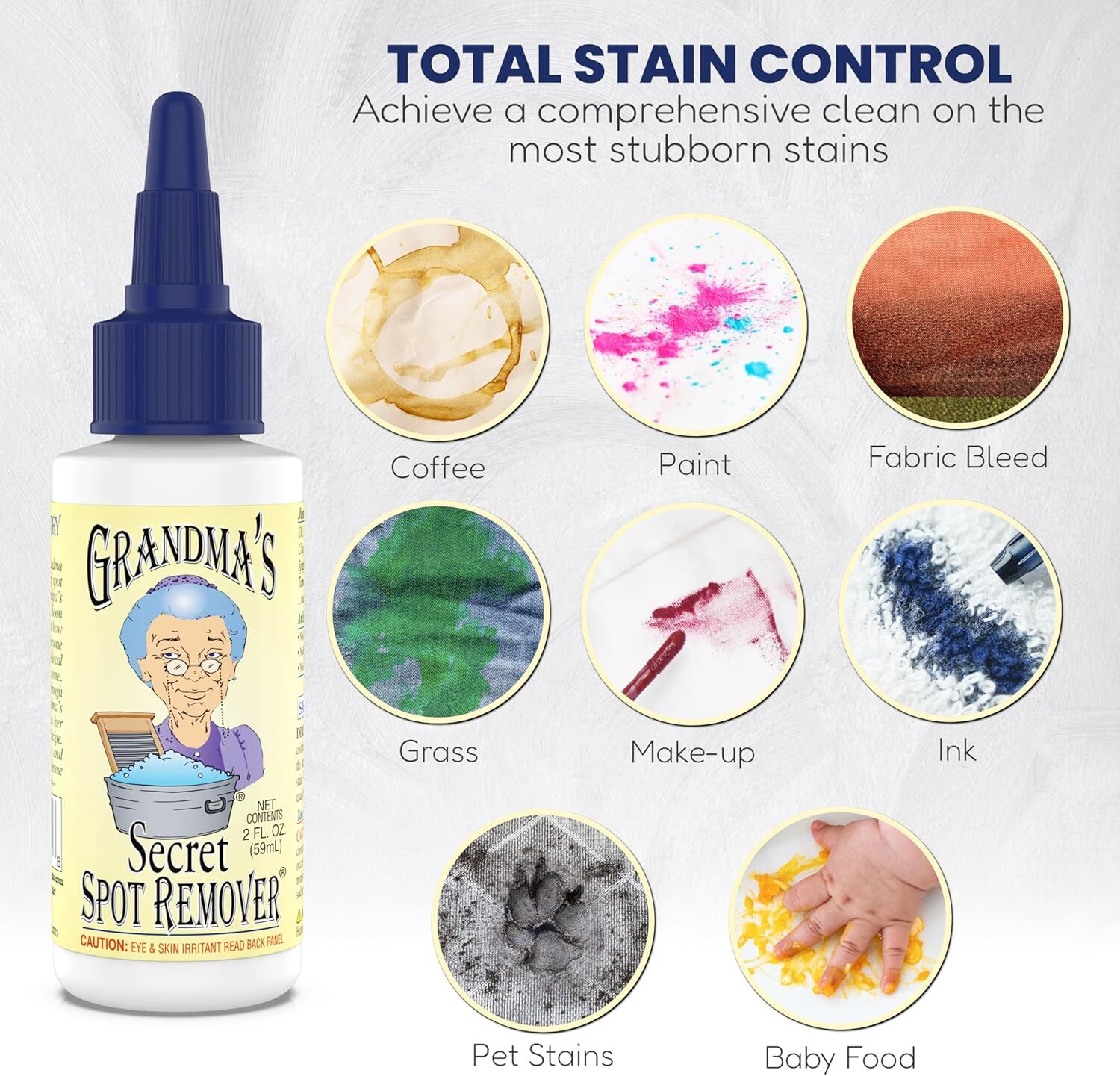 Grandma’s Spot Remover – Chlorine, Bleach, and Toxin-Free Stain Remover – Stain