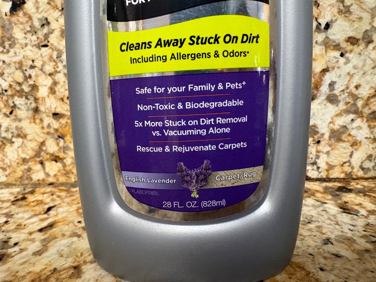 FULL Shark Carpet Buddy No Rinse Carpet Cleaner English Lavender 28 oz