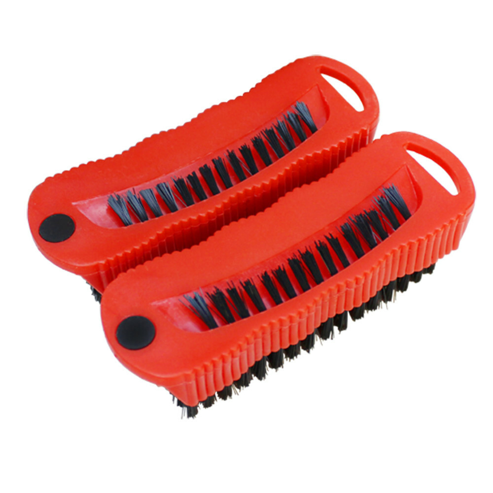 2 Pc Fingernail Double Sided Brush Magnet Scrubbing Nail Hand Scrub Cleaning
