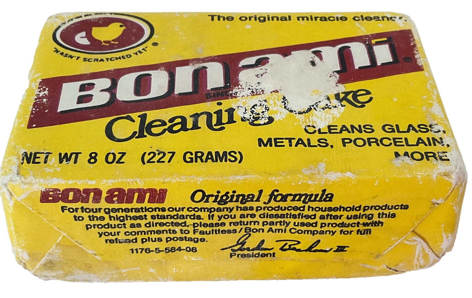 Bon Ami Cleaning Cake Original Miracle Cleaner 8 Oz Bar Vintage