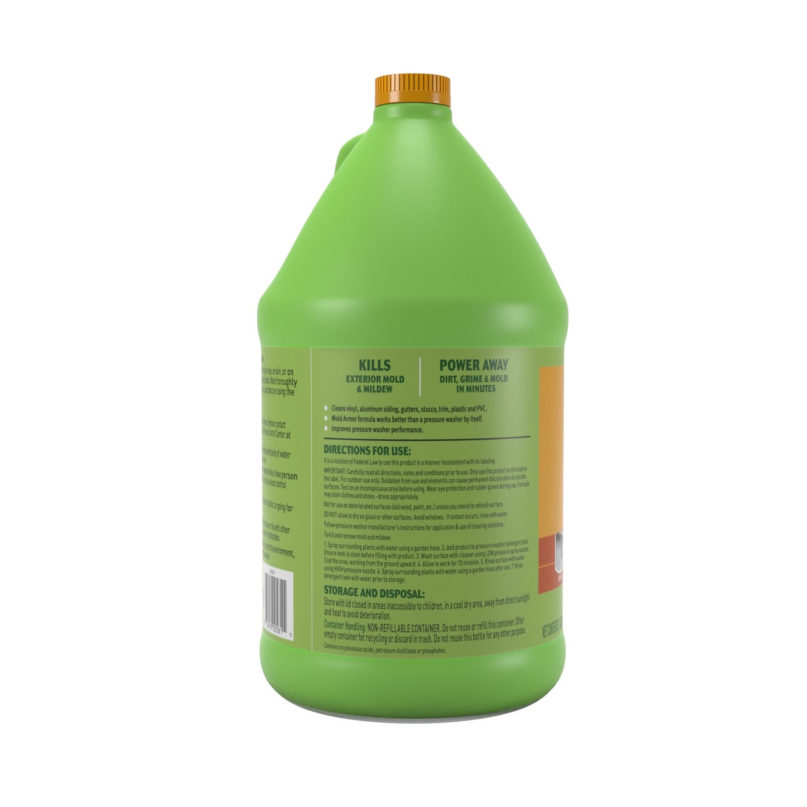 W M BARR FG581 128OZ Siding/House Wash 128 Fl Oz (Pack of 1), No Color