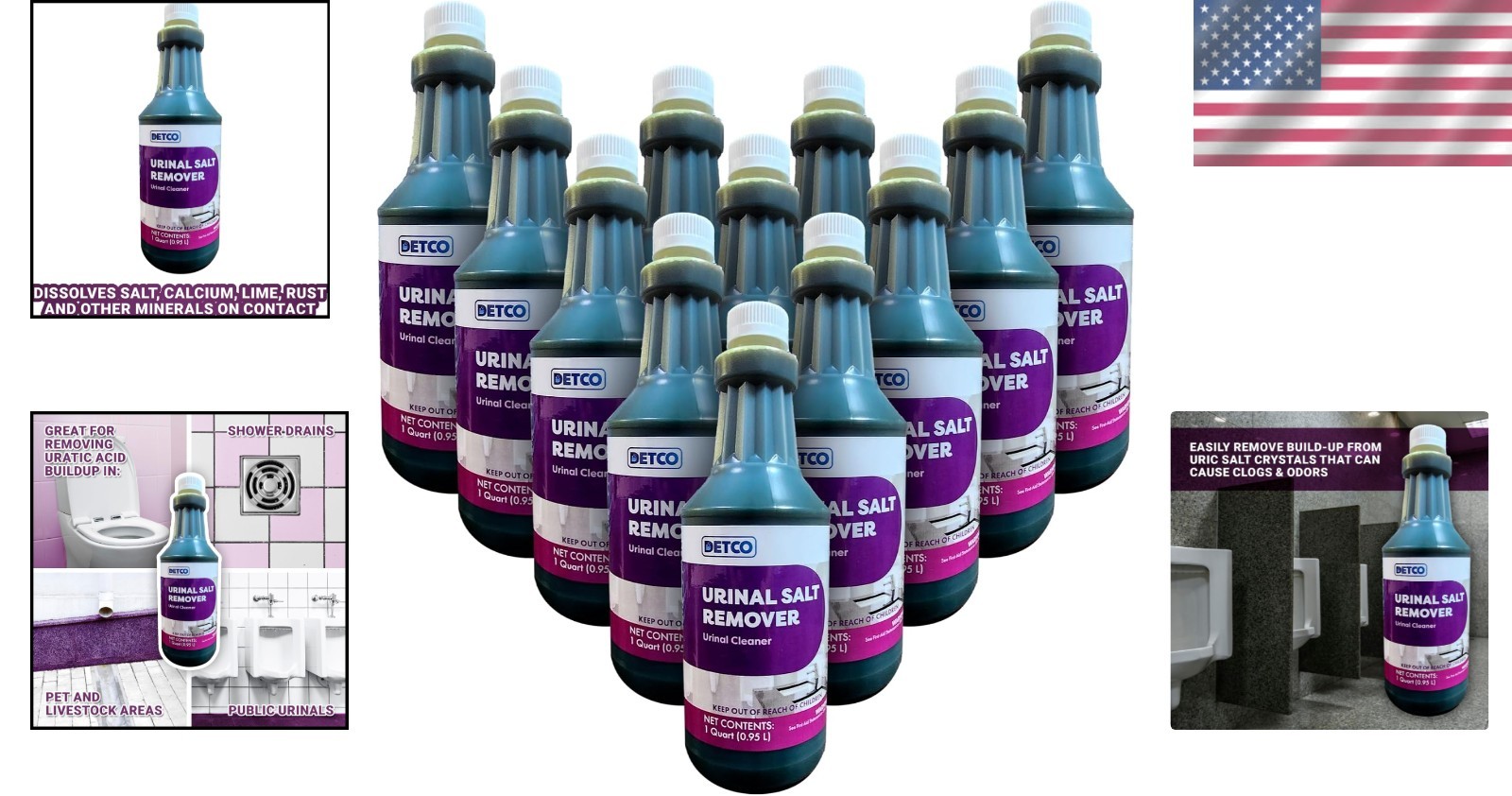 Non-Toxic Urinal Salt Remover – Industrial Strength Cleaning