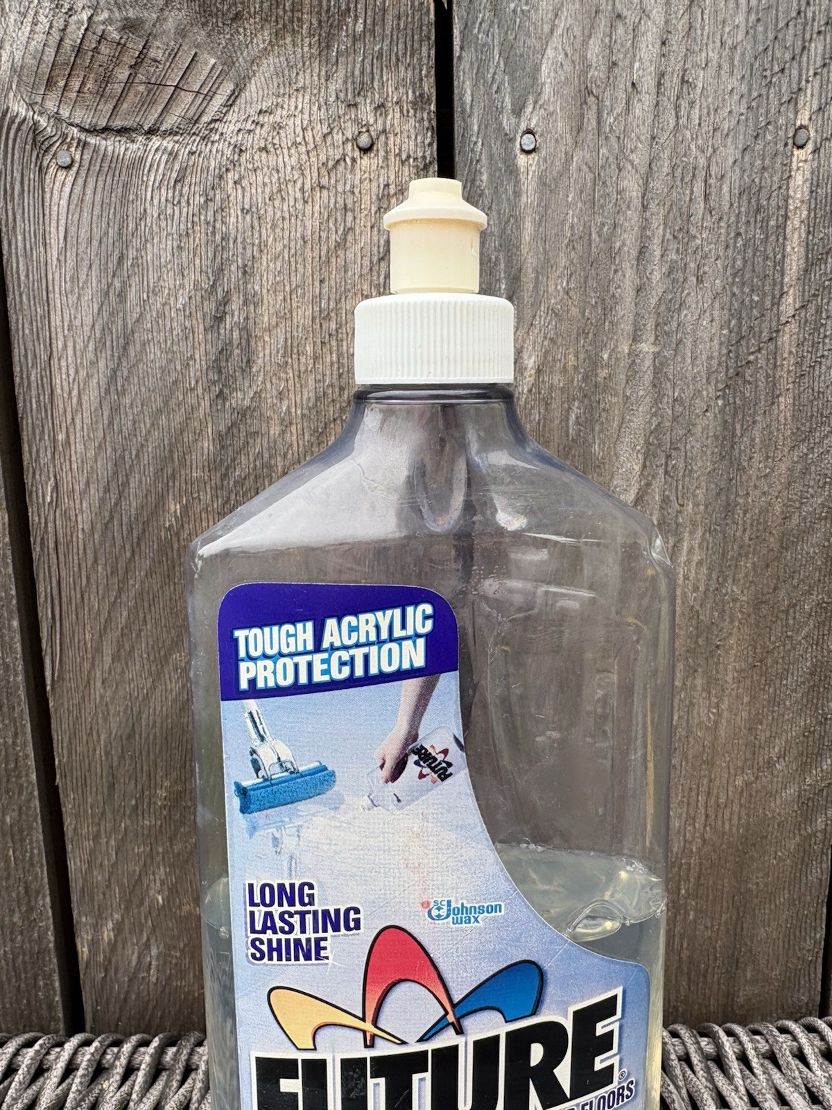 SC Johnson Future Acrylic Premium Floor Finish Polish 27 fl oz Bottle Used