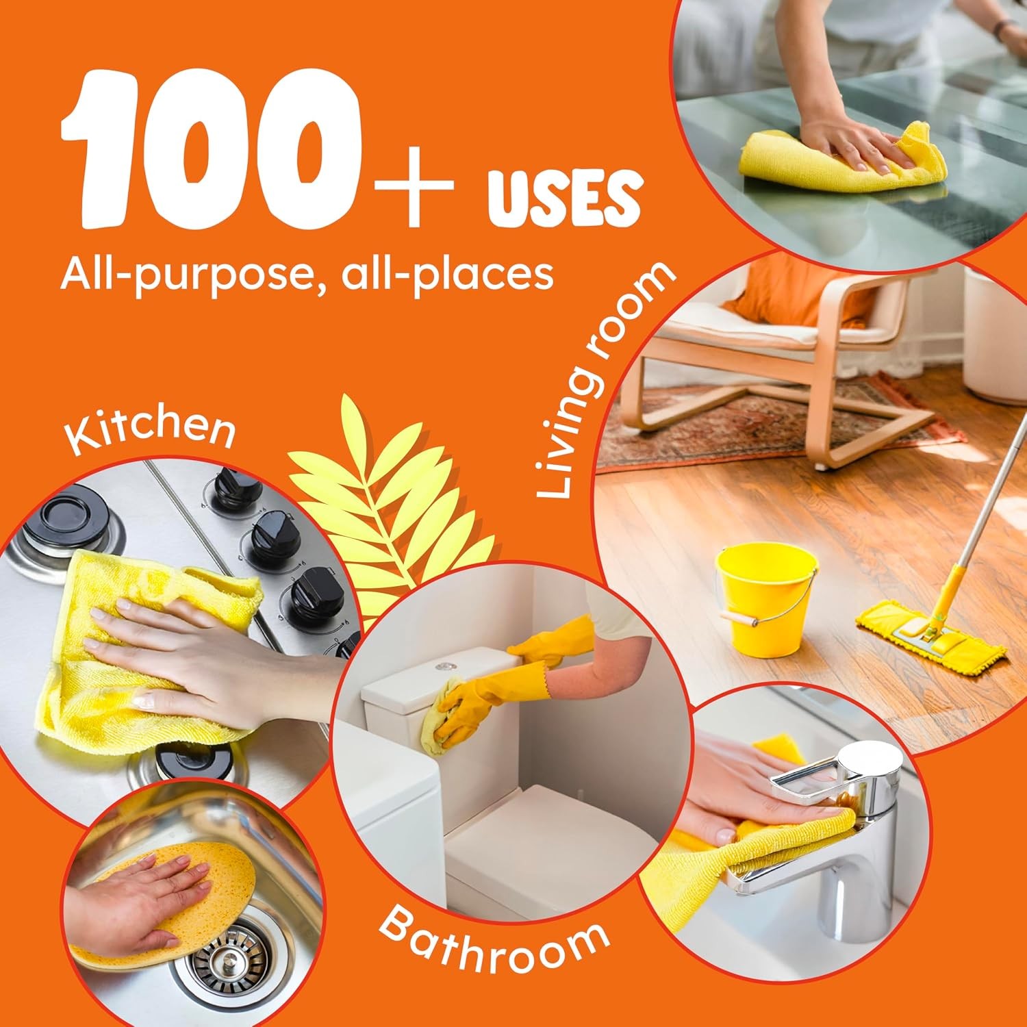 Originally Yellow Lemon White Vinegar For Cleaning Purpose | USA Made All Purpos