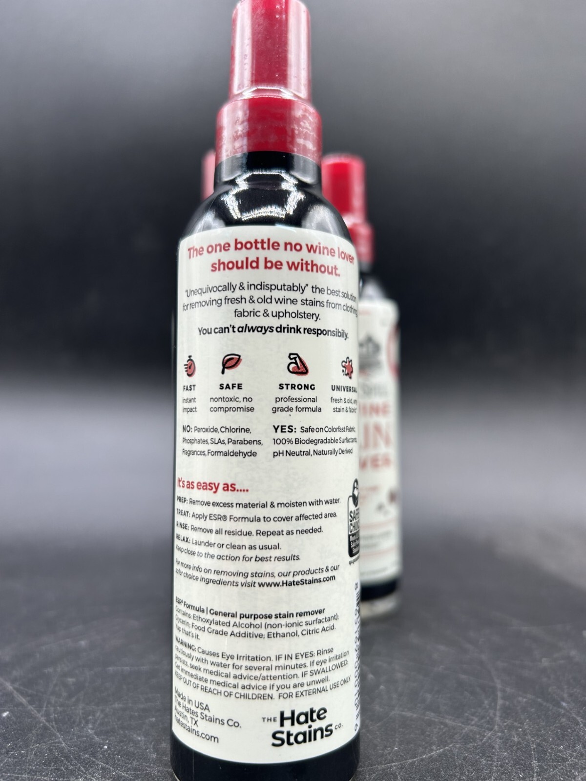 CHATEAU SPILL Red Wine Stain Remover Spray – 4 Oz