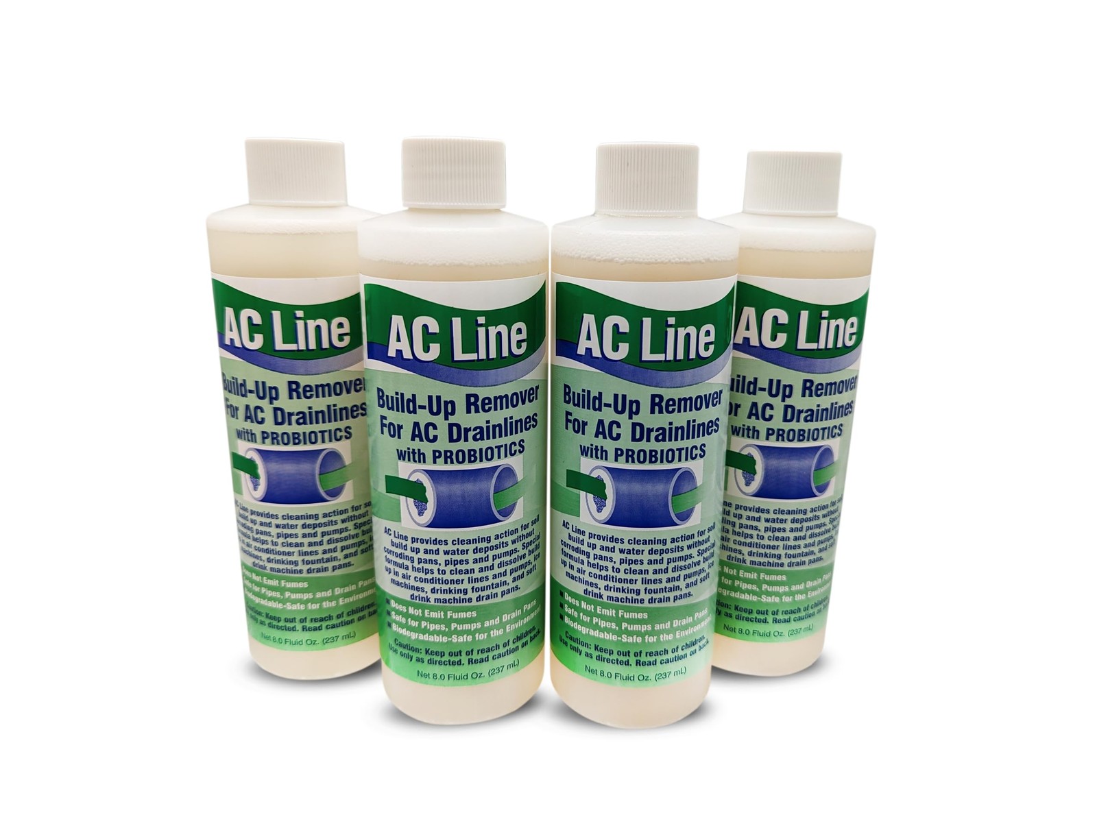 AC Drain Line Cleaner – 4 Pack / 12 Month Supply – Cleans HVAC drain lines, c…