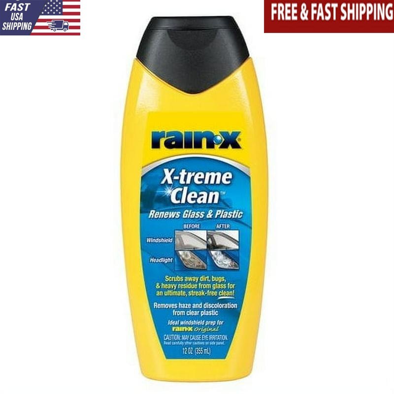 12oz Vehicle Surface Cleaner Windshield Headlight Grime Remover Streak Free New