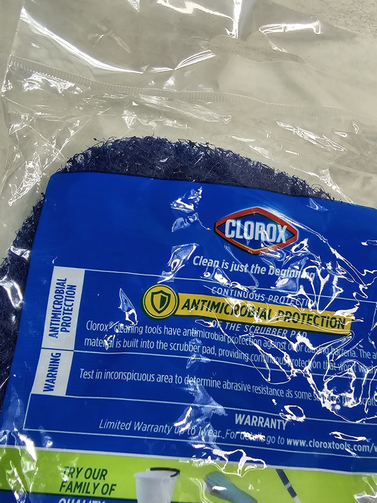 Clorox Tub Tile Scrubber Refill Blue Cleaning Scrub Replacement New