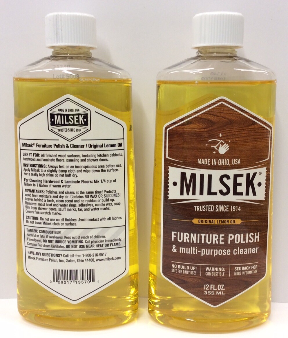 Milsek Polish Multi Purpose Cleaner Antique Restorer Vinyl Stainless Furniture