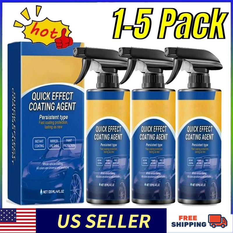 1-5 PCS 120ML Coating Agent Persistent Type Car Coating Spray-Quick Effect