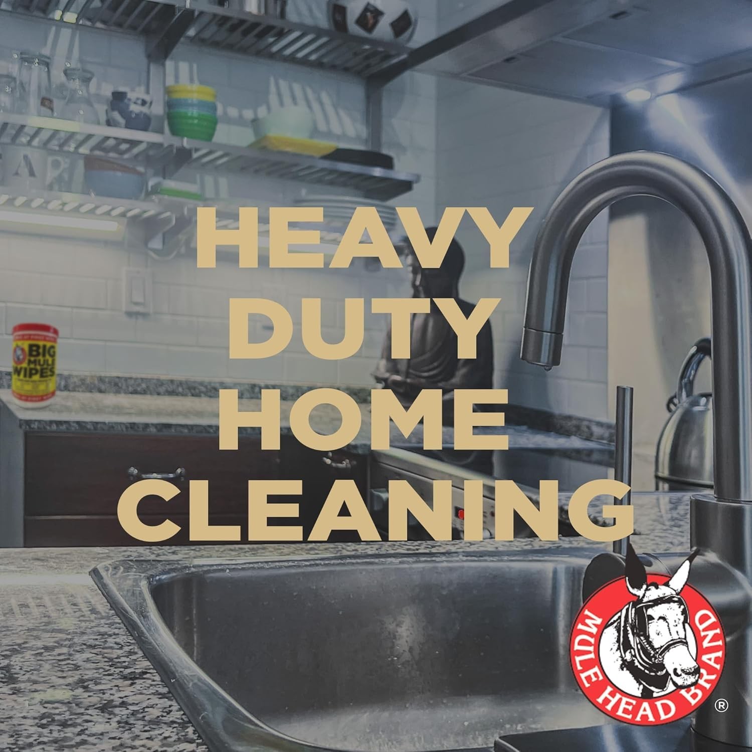 XL Heavy-Duty Cleaning Wipes – All-Purpose Wipes for Garage, Grease, Ink, Pai…