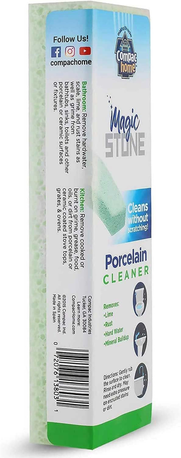 Magic-Stone Porcelain Cleaning Stick – Toilet Bowl Cleaner, Handy Toilet Cleaner