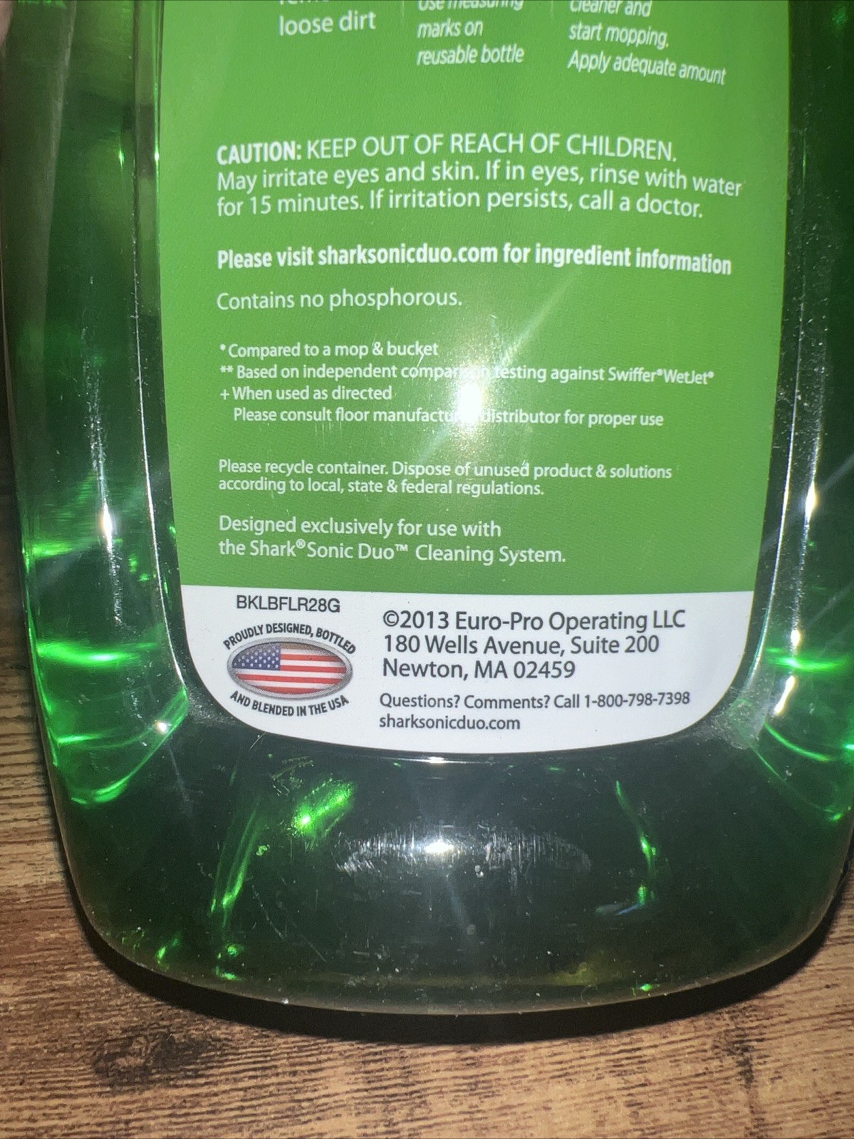 Shark Wood/Hard Floor Cleaner Italian Citrus 28 Oz