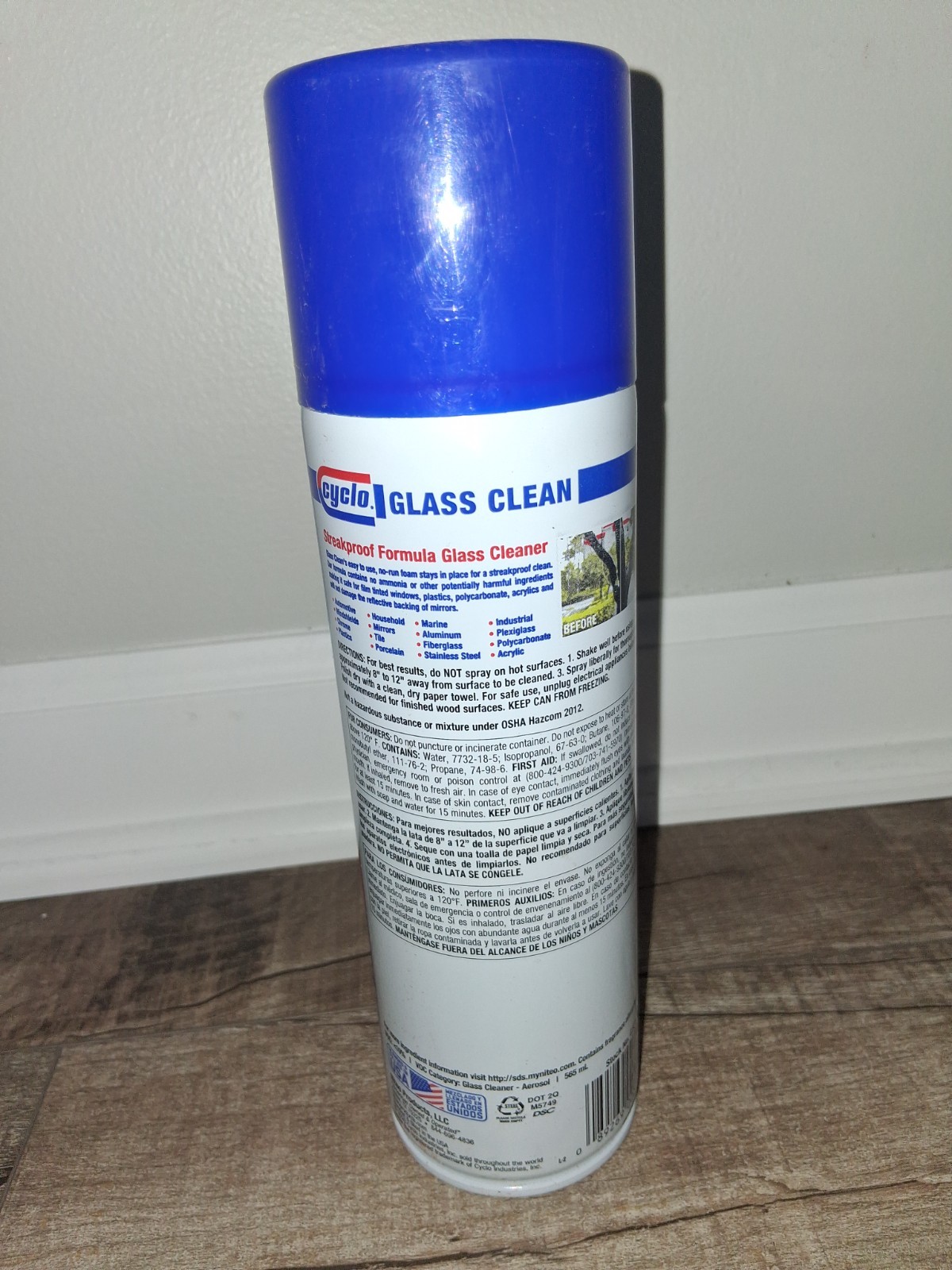 Cyclo Foaming Glass Clean Streakproof Formula – 19oz