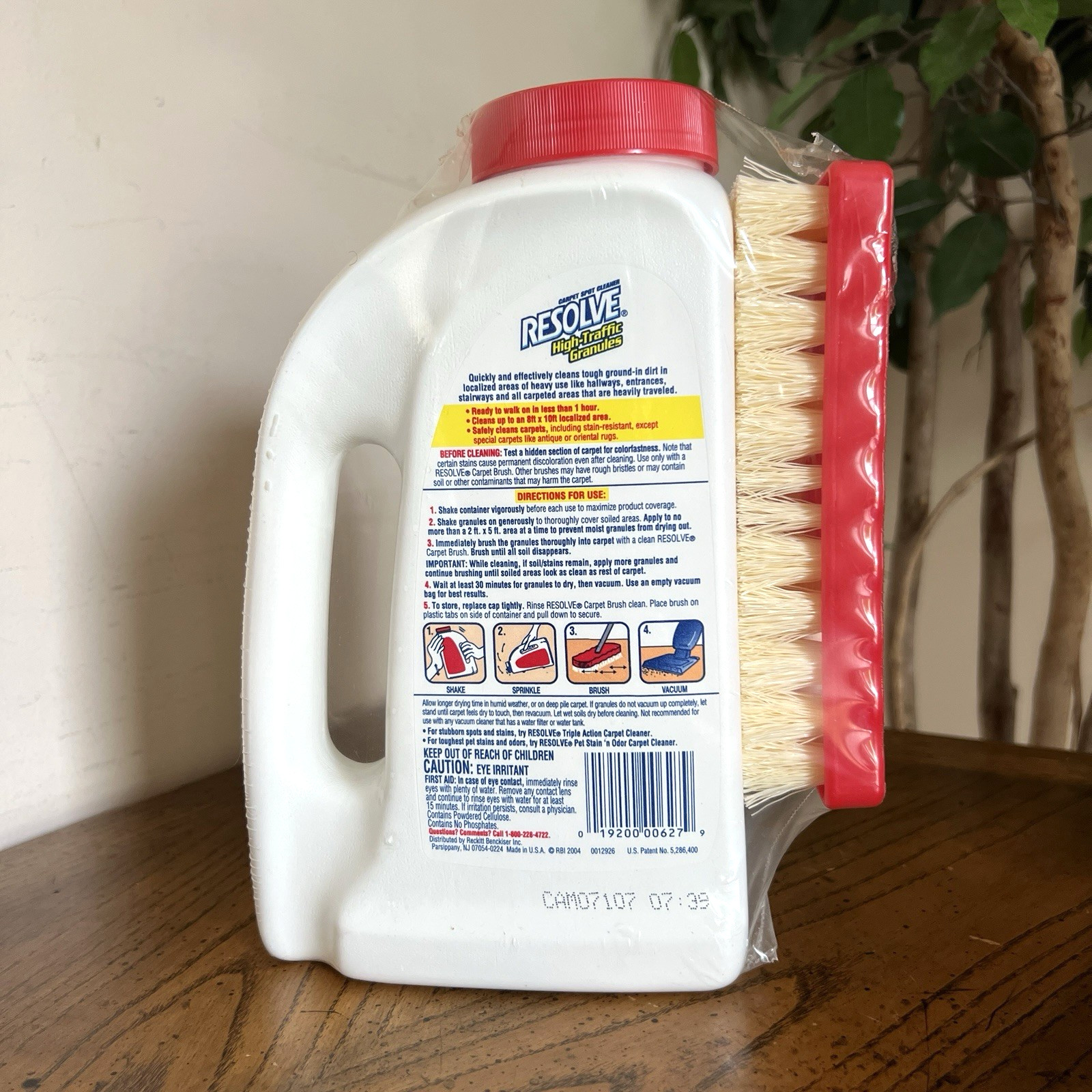 Resolve Carpet Cleaner Cleaning Brush Vintage Granules Discontinued High Traffic