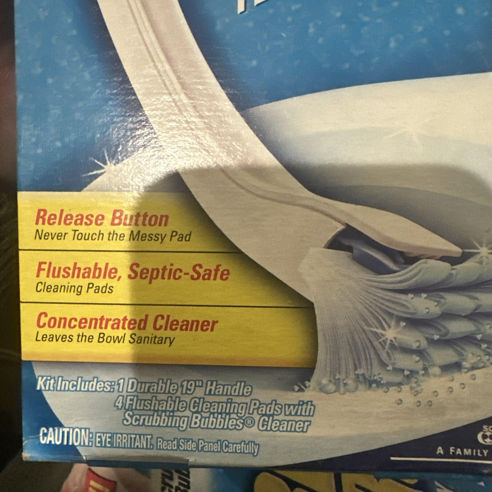 Scrubbing Bubbles Fresh Brush Toilet Cleaning System Flushable PACK 1 Handle 4pa