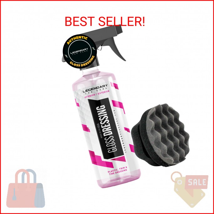 Legendary Gloss Dressing with Applicator 16oz – Tire Shine Spray & Plastic Resto