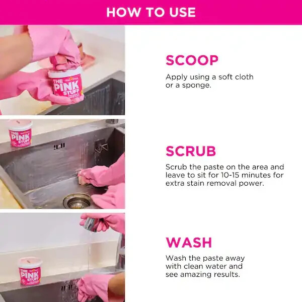 All Purpose Cleaner The Pink Stuff 500g Multi-Purpose Miracle Cleaning Paste