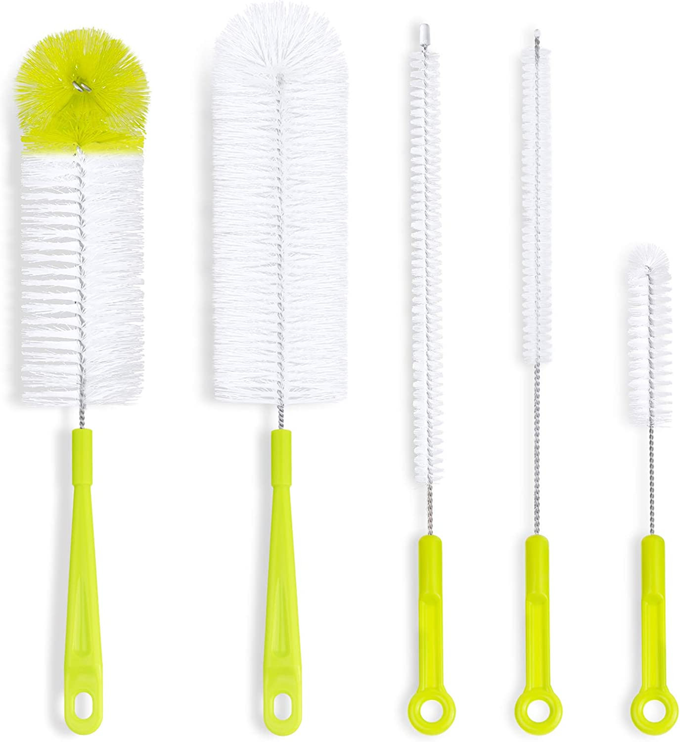 Bottle Cleaning Brush Set – Long Handle Bottle Cleaner for Washing Narrow Neck