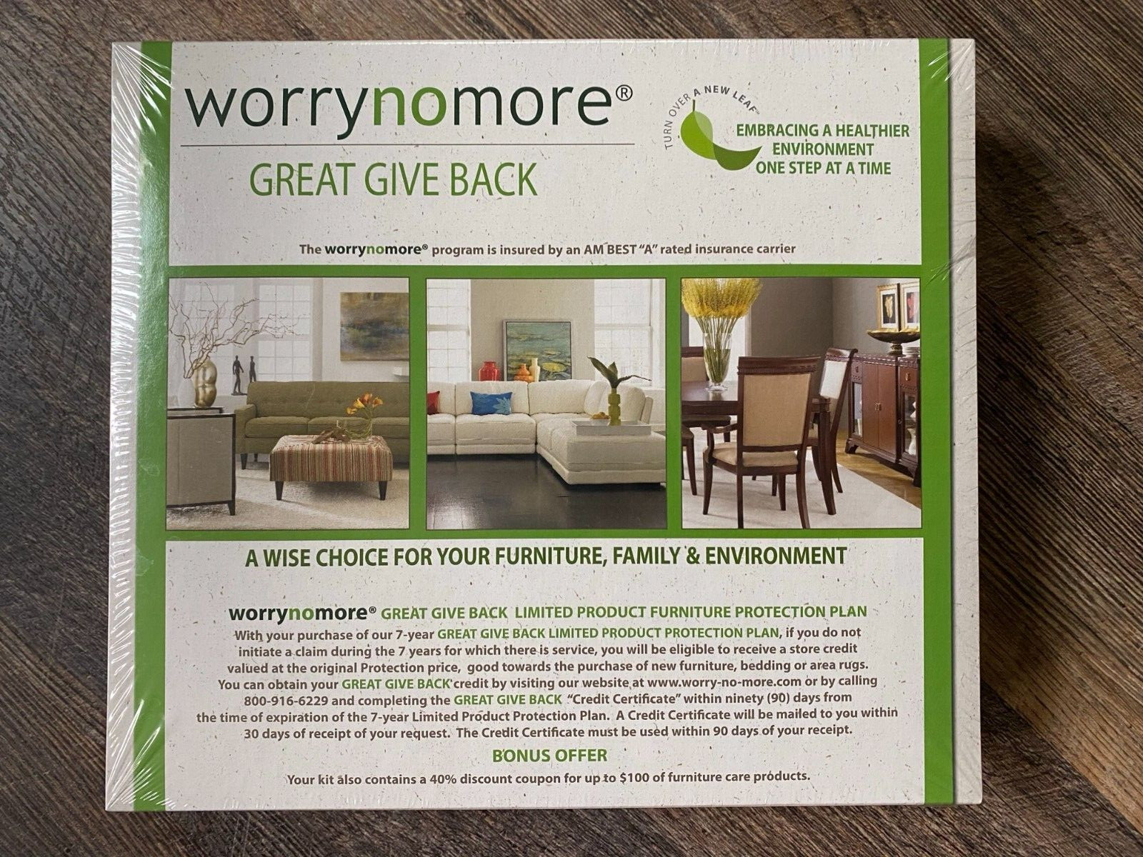 Worrynomore Leather Microfiber Wood Furniture Care Cleaner Kit_FREE SHIPPING