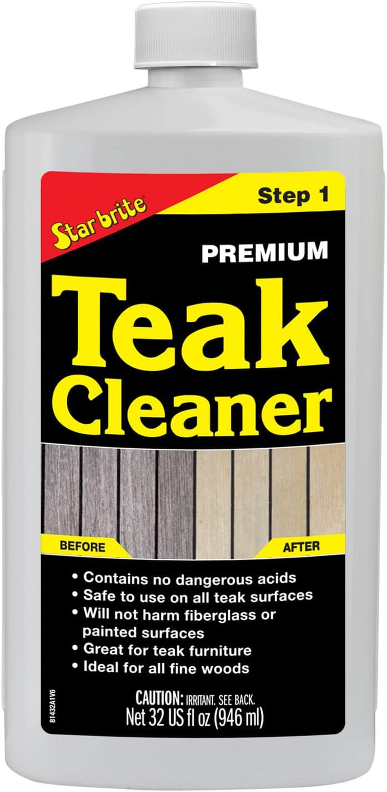 Premium Teak Cleaner – Restore, Renew & Refresh Old Weathered Gray Teak Furnitur