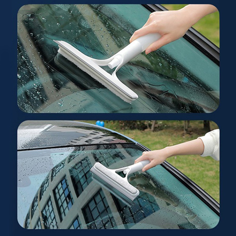 for multi Functional Glass Cleaner with Silicone Scraper for Home and Office Use