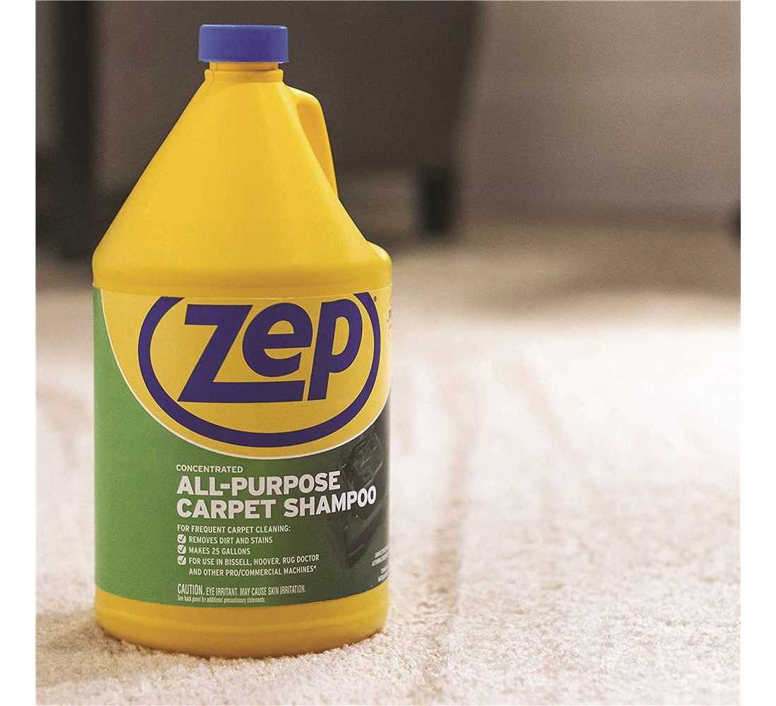 ZEP ZUCEC128 All-Purpose Carpet Shampoo Concentrate, 1 gal, Bottle