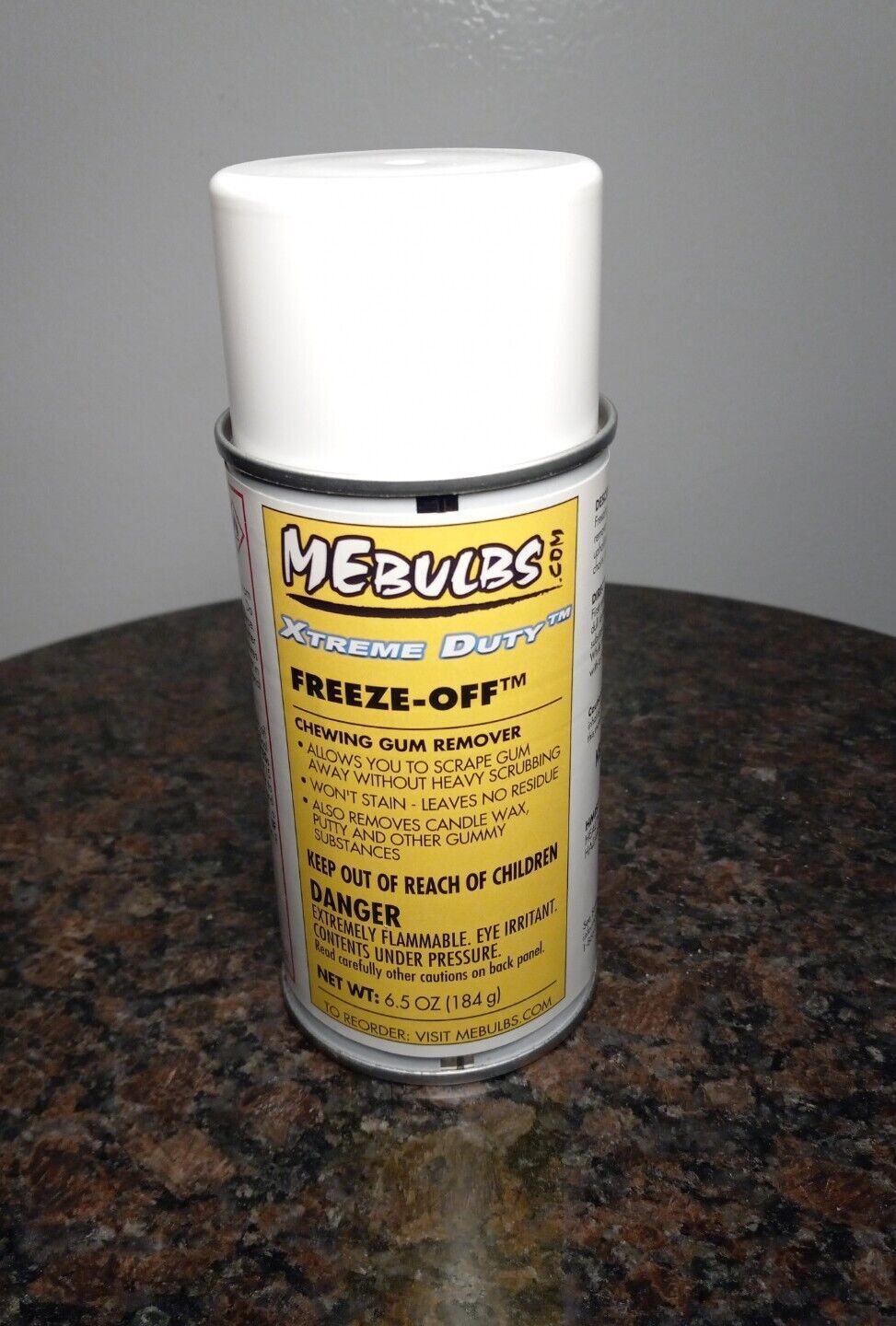 MEBULBS XTREME DUTY FREEZE OFF CHEWING GUM REMOVER