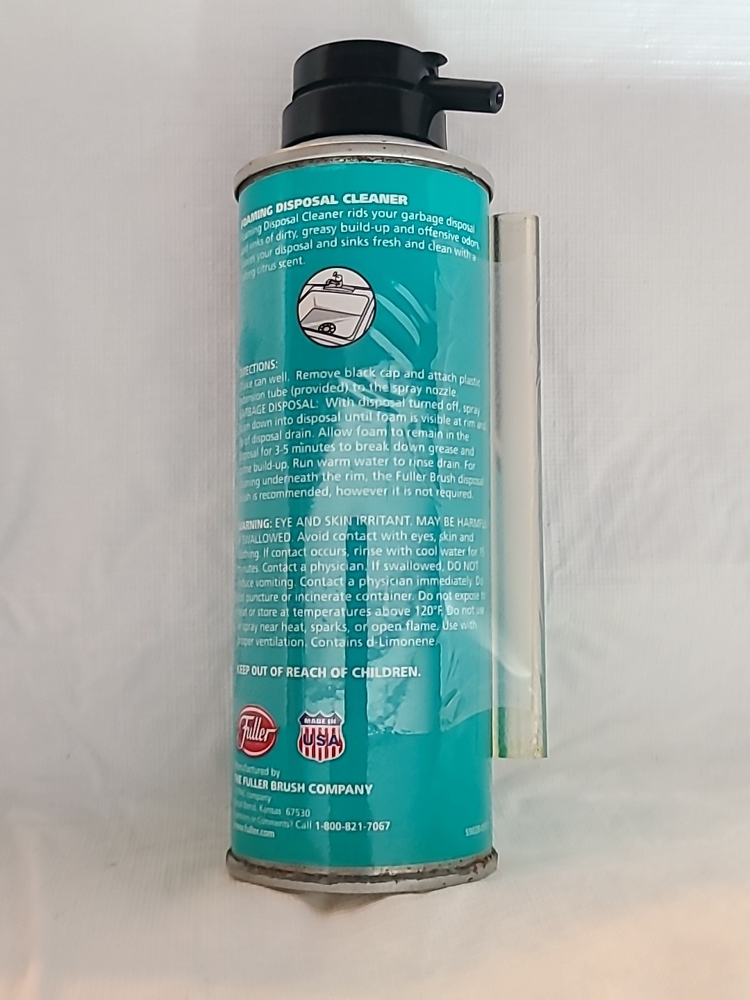 Vintage Fuller Foaming Garbage Disposal Cleaner 6 Oz ORIGINAL FORMULA