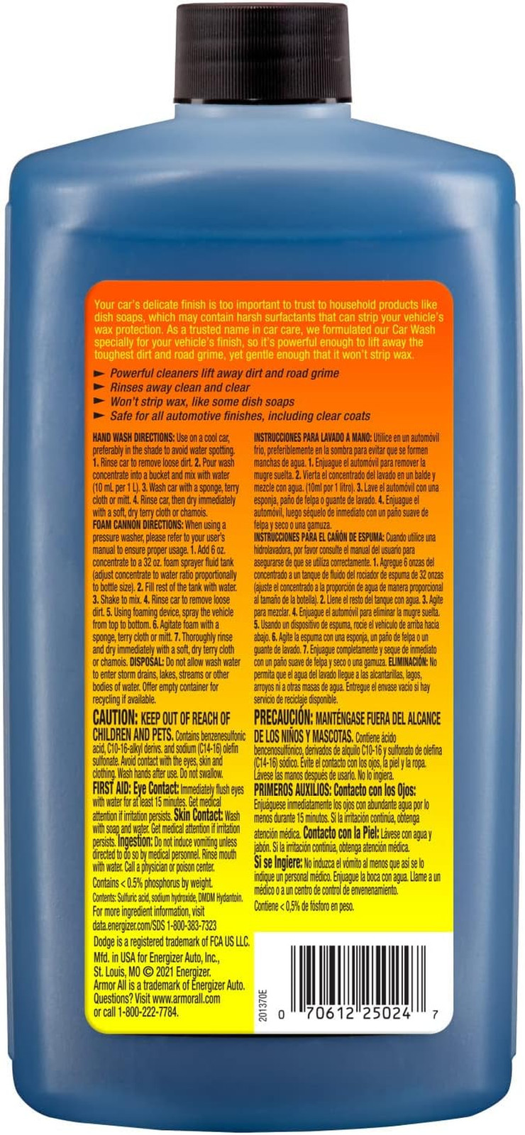 Car Wash Soap, Powerful Car Cleaner Foam Soap That Lifts Away Dirt, and Preserve