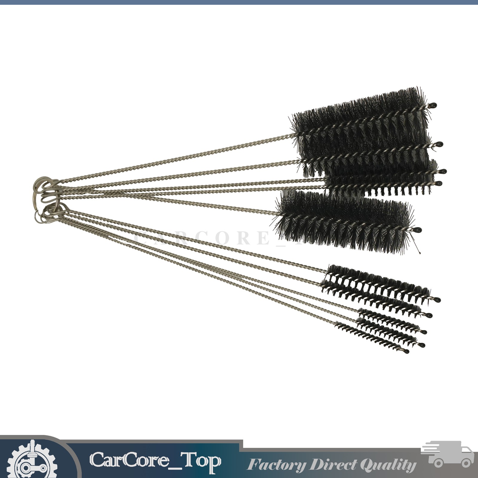 Fit Kitchen Nylon Cleaning Straw Brush Set 10PCS Bottle Tube Pipe Cleaner US