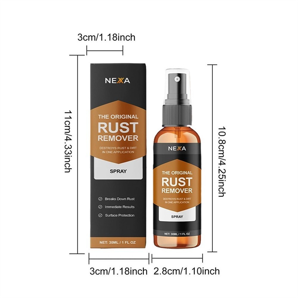 NEXA Rust Remover Spray – Fast-Acting Multi-Surface Cleaner | Removes Rust, 50mL