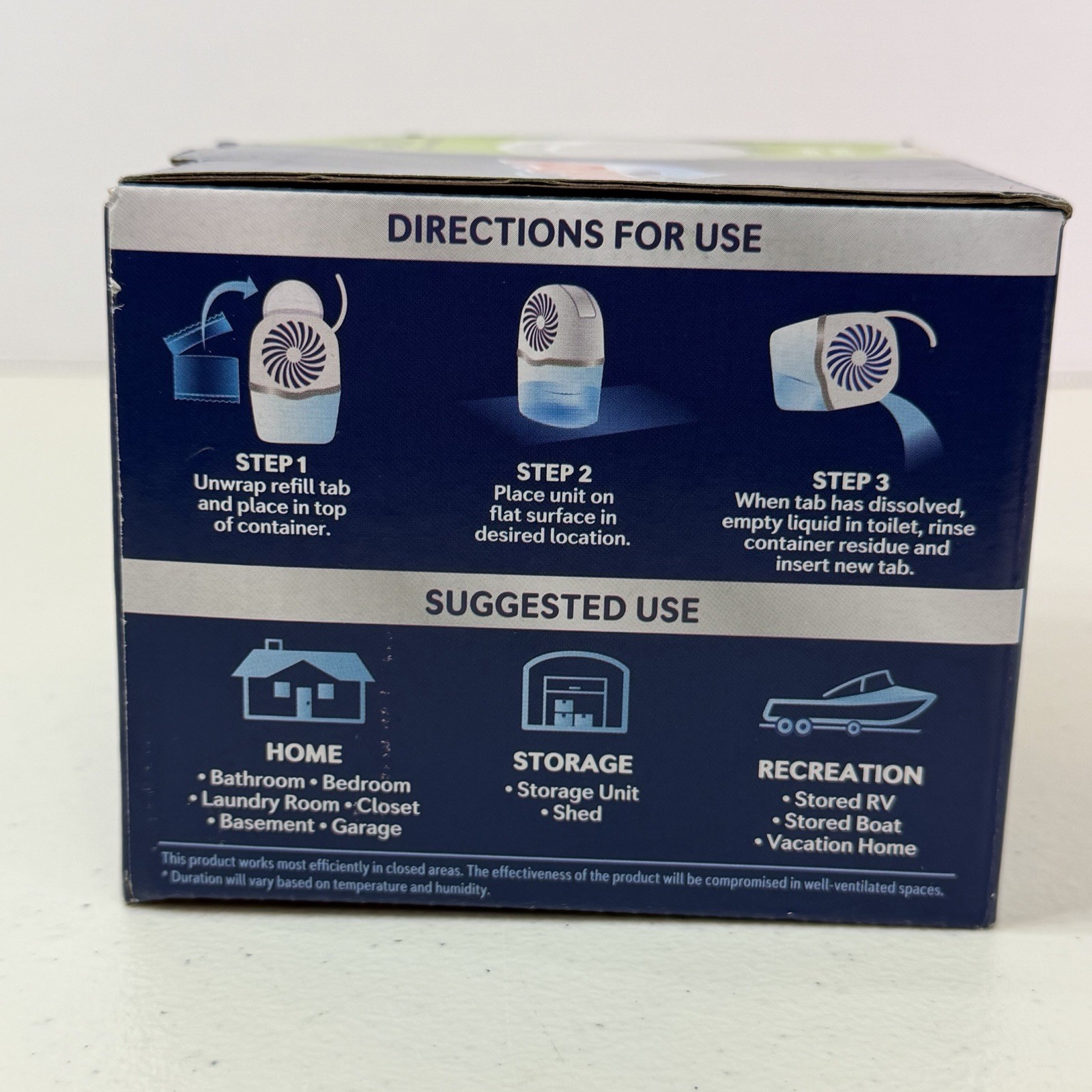 DampRid Drop-In Moisture Absorber Kit & Refill Pack Fresh Scent 3 Tablets