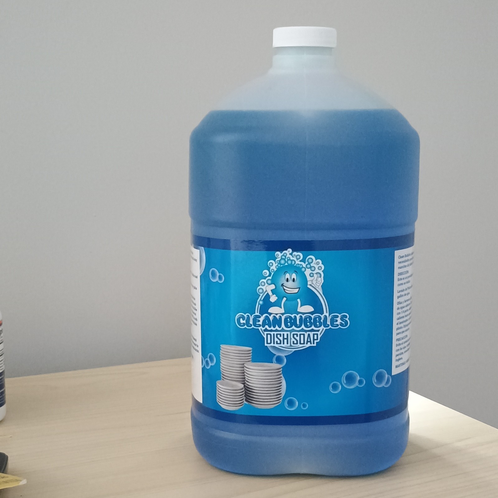 Clean Bubbles Dish Soap Liquid 1 Gallon For Dishes 1 Pack