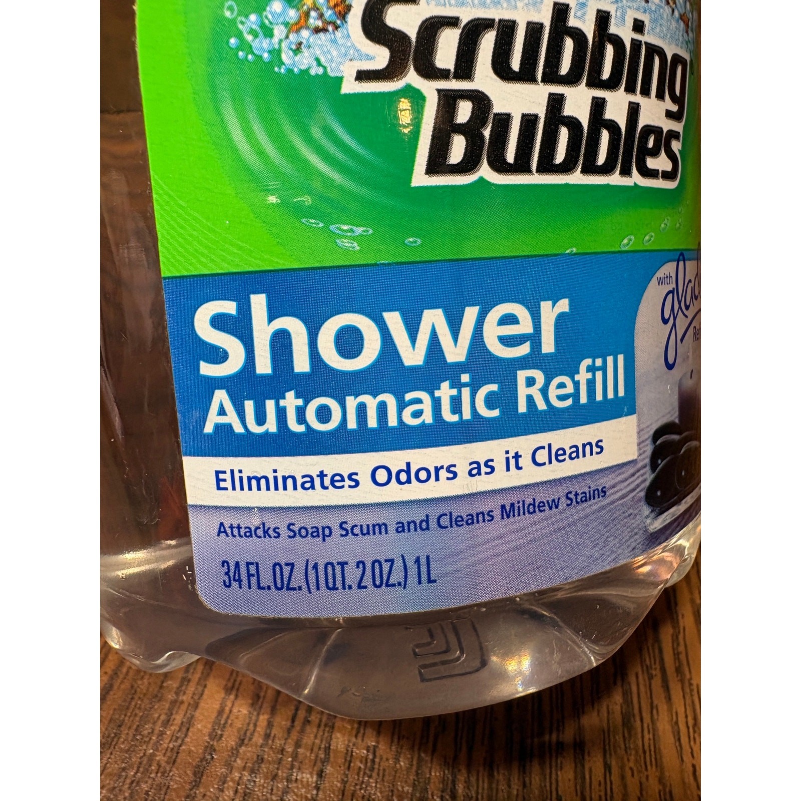 Scrubbing Bubbles Automatic Shower Cleaner Refill 34oz Glade Refreshing Spa NEW