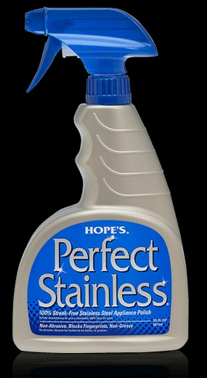 HOPE’S Perfect Stainless Steel Appliance Polish & cleaner 22 ounce HOPES 22PS12