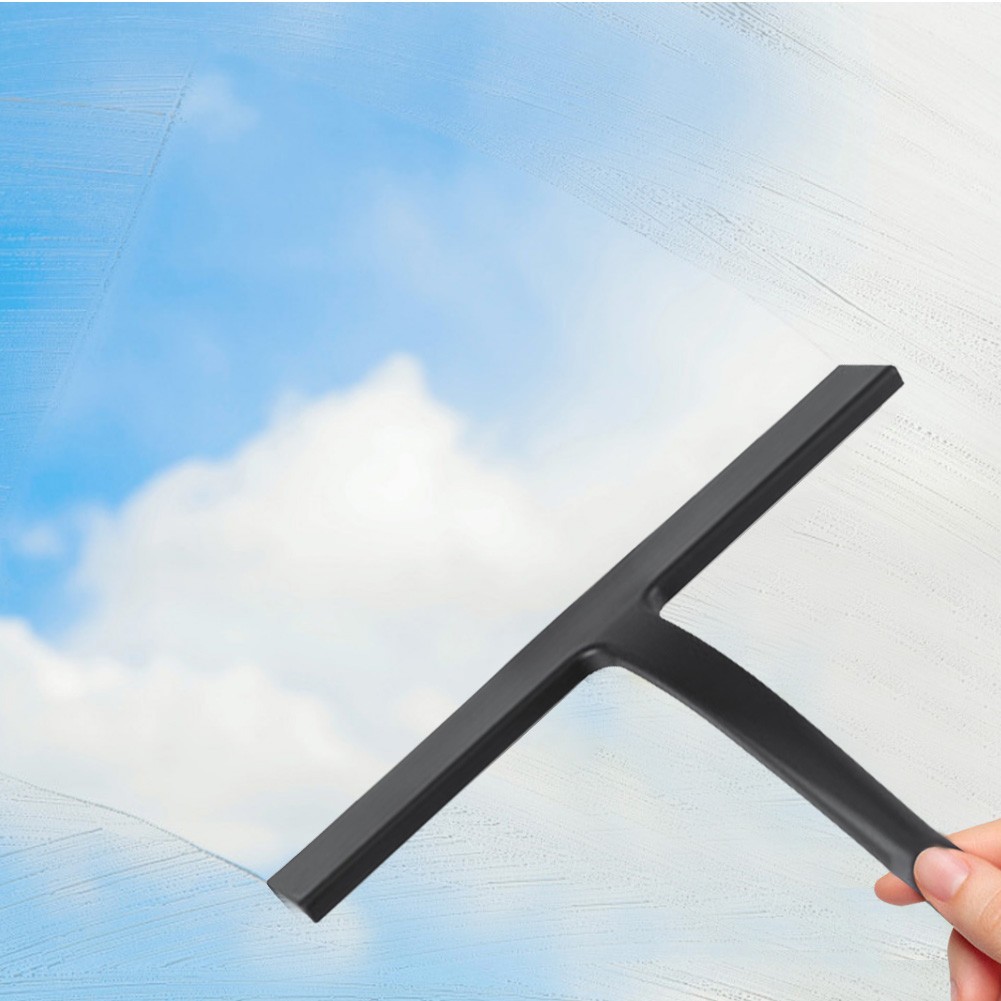 Silicone Squeegee Wiper with Hook Bathroom Shower Tile Scraper Tool (S)