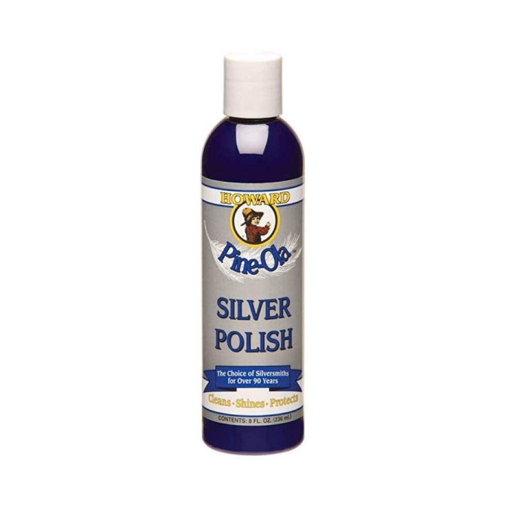 Pine Ola Silver Polish 8 Ounce Cleans and Retards Tarnish for Bright Shine